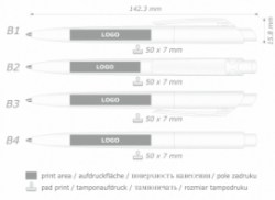 Ручка шариковая VIVA PENS Vini solid, жёлтый VSO04-0104